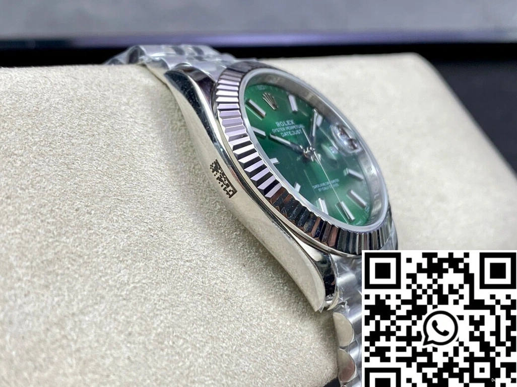 Factory Rolex EW Datejust Green Dial M126334-0028 0407